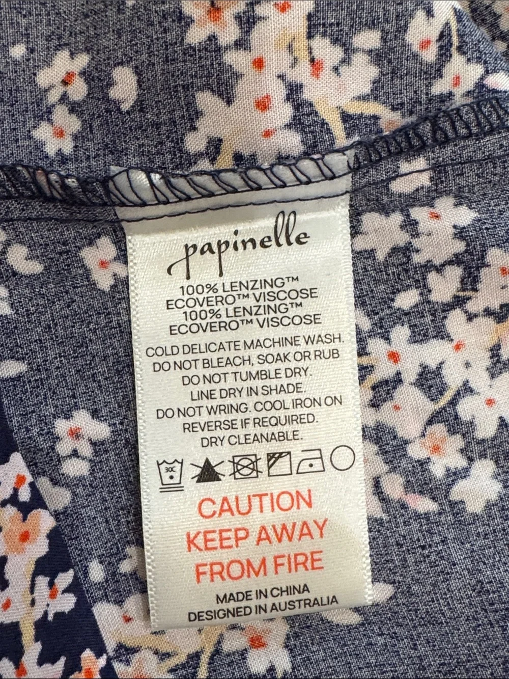 Papinelle Floral Button-Front Pajama Set